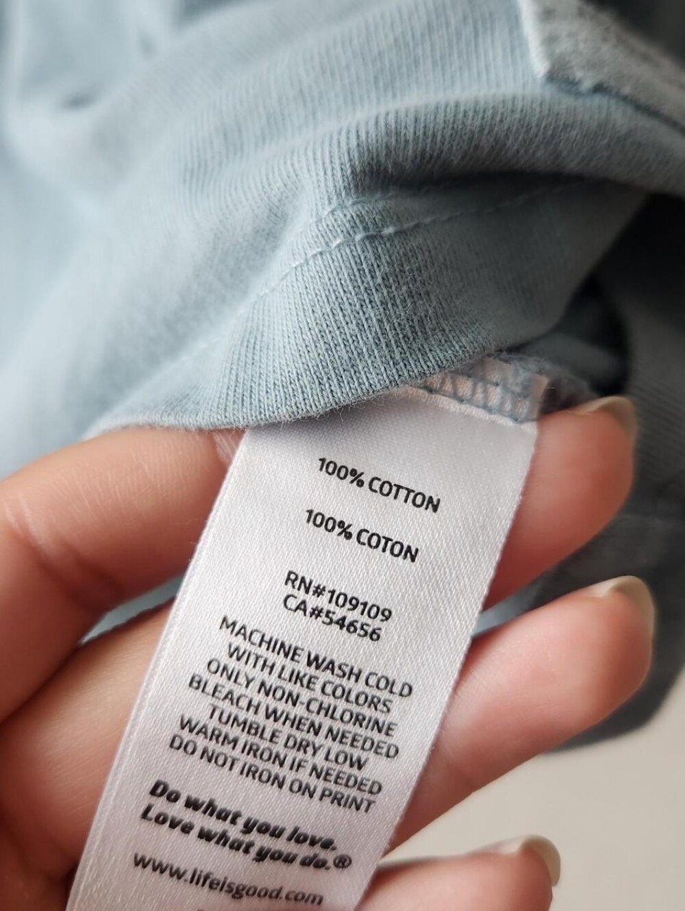 Life Is Good Cotton Long Sleeve - Picture 8 of 8